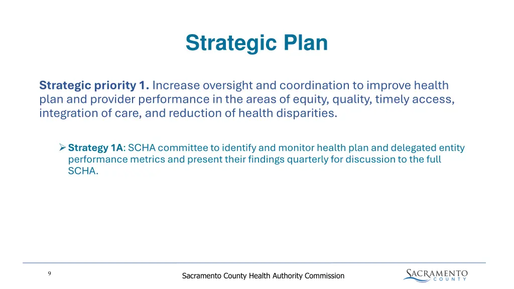 strategic plan