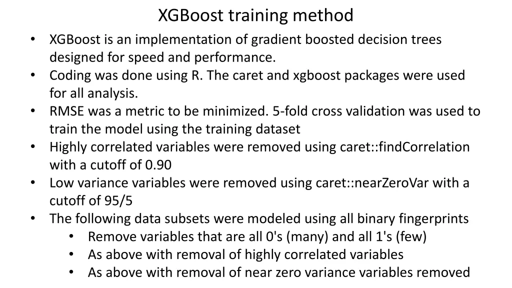 xgboost training method