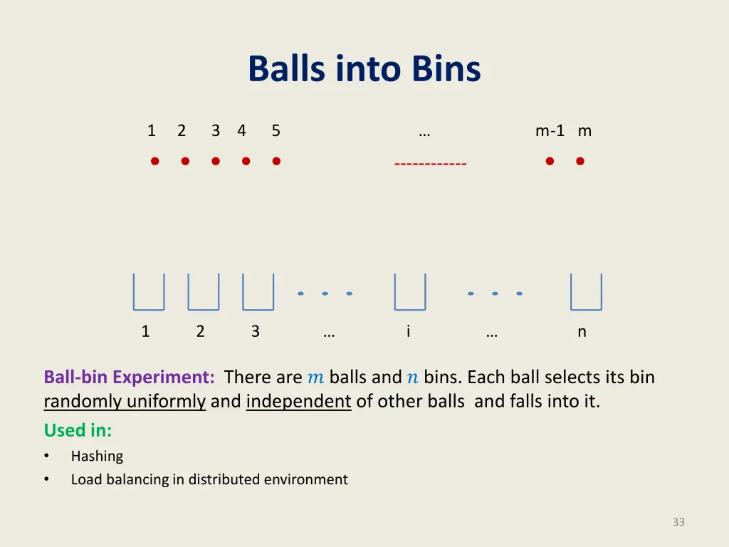 balls into bins