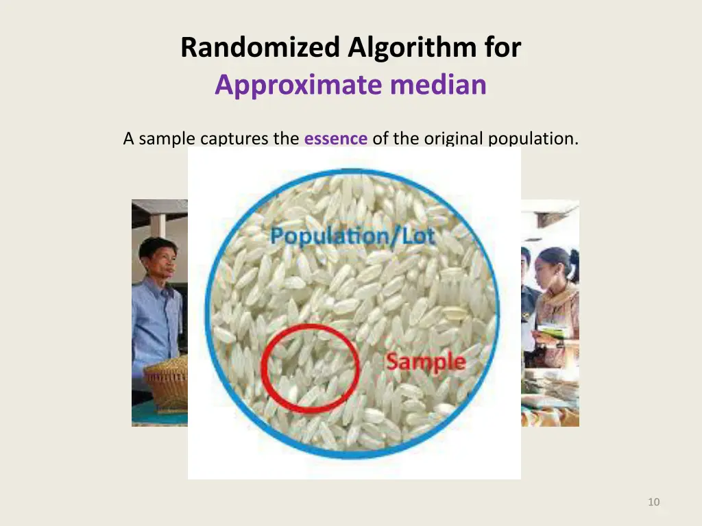 randomized algorithm for approximate median 1