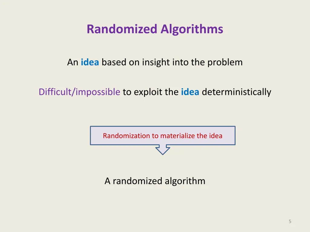randomized algorithms 2
