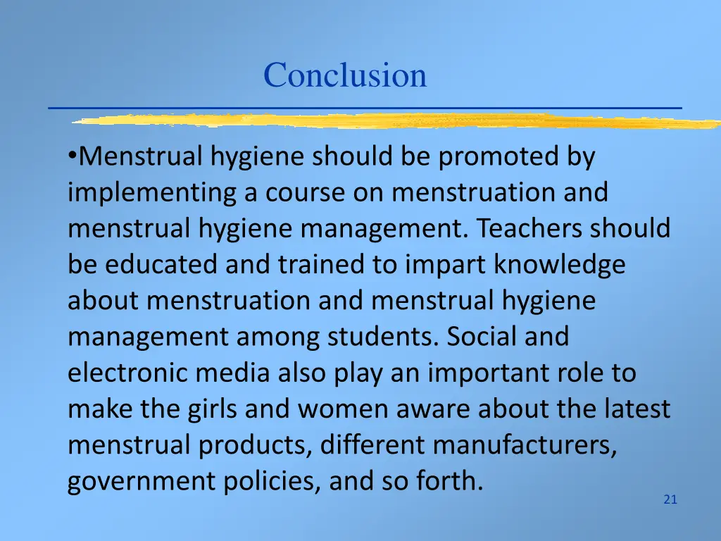 conclusion