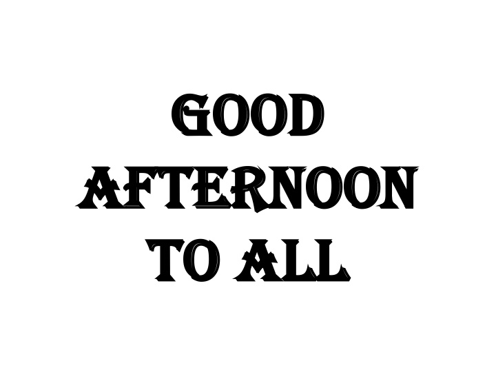 good good
