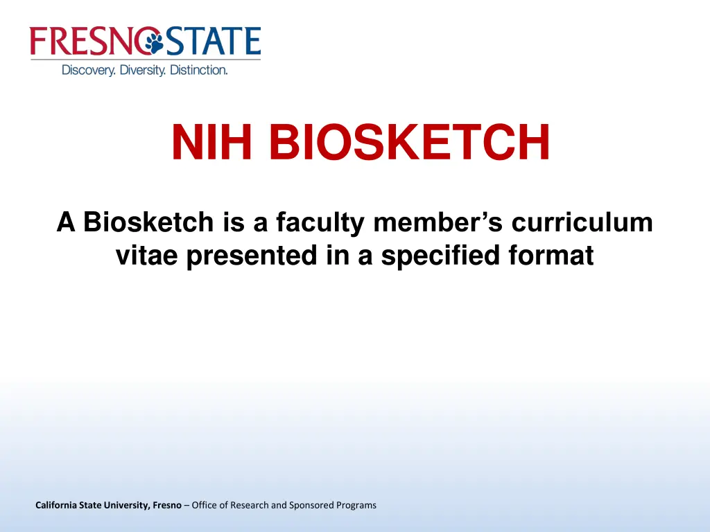 nih biosketch 1