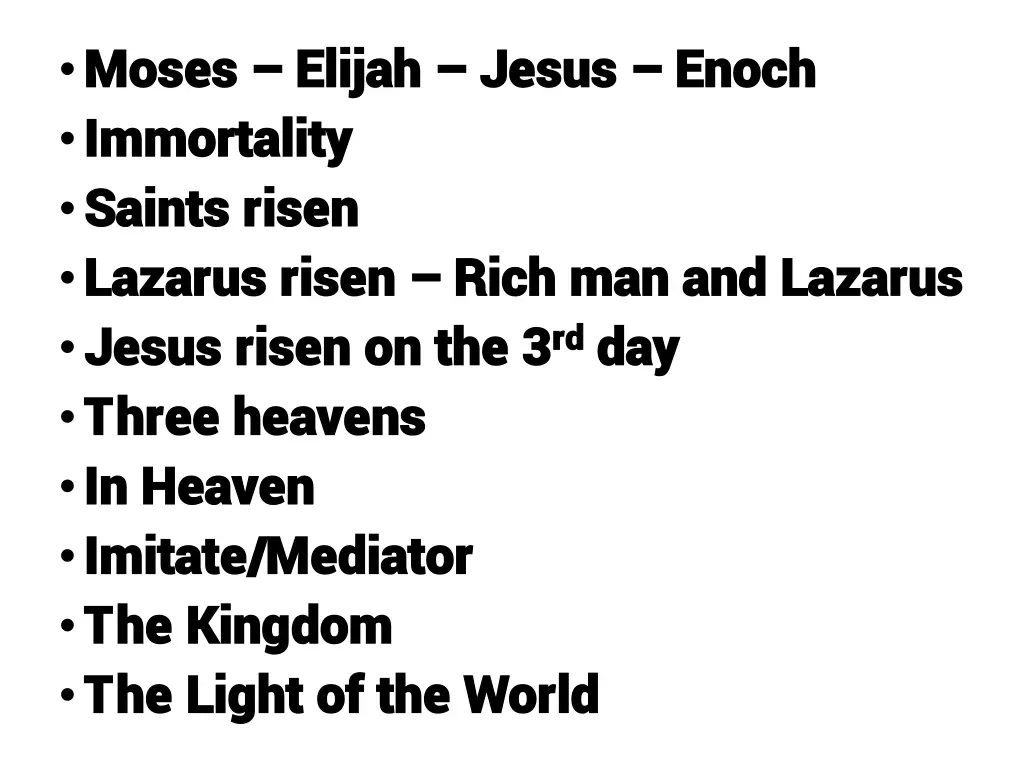 moses moses elijah immortality immortality saints