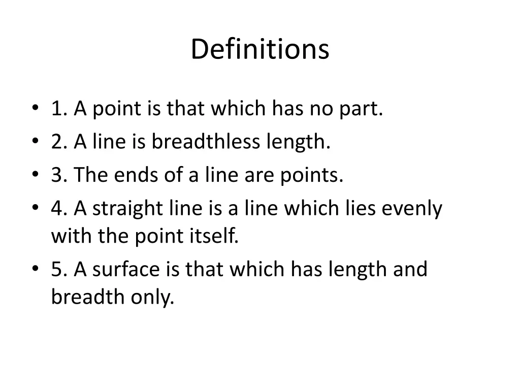 definitions