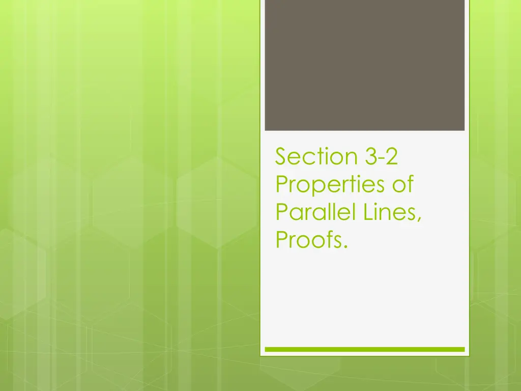 section 3 2 properties of parallel lines proofs