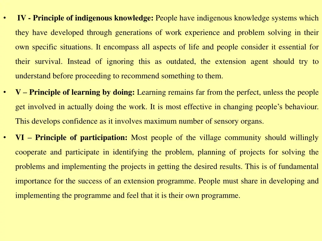 iv principle of indigenous knowledge people have