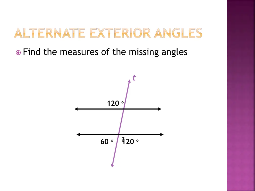 alternate exterior angles 1