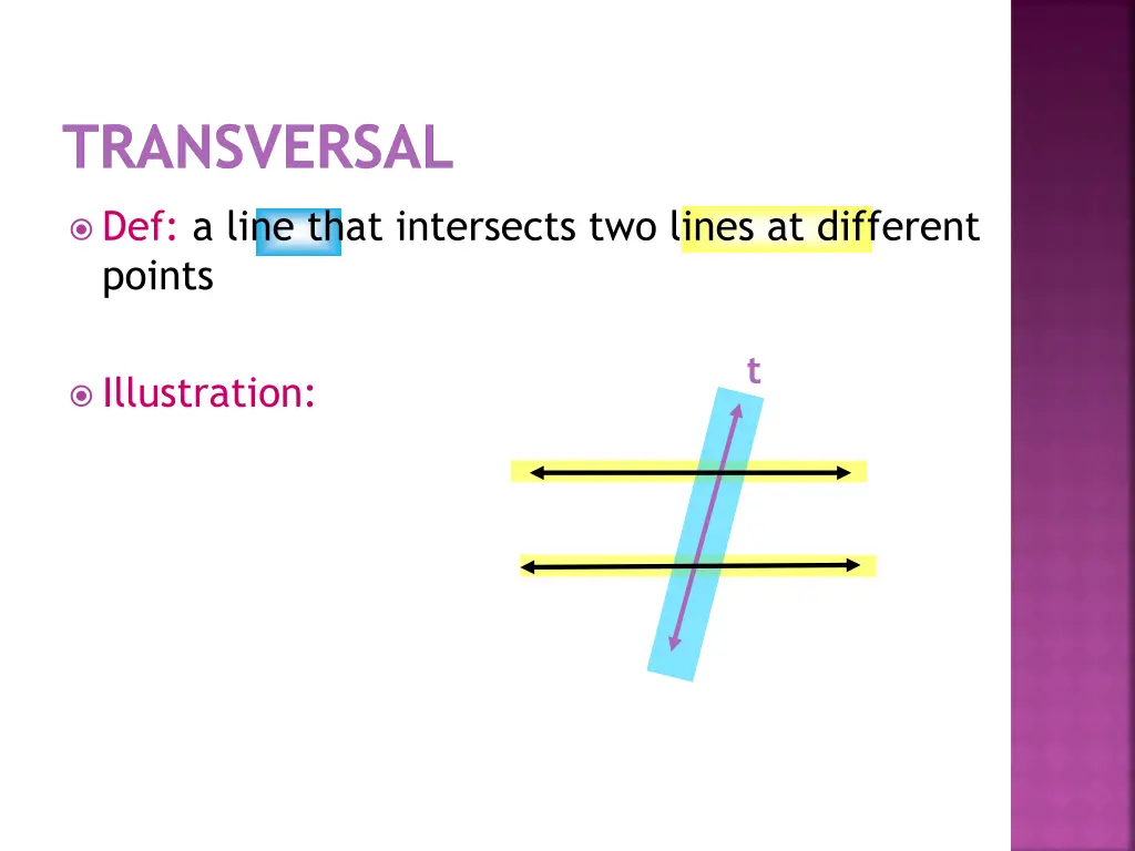 transversal