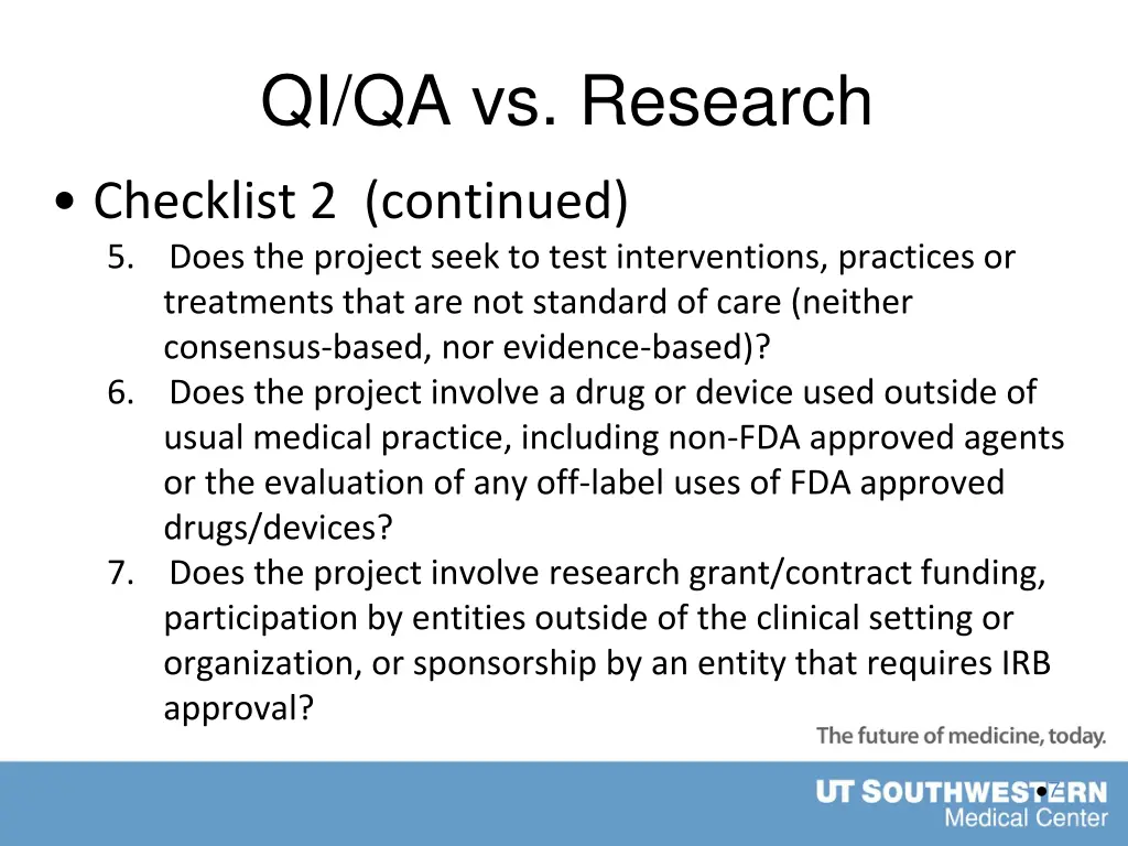 qi qa vs research 3