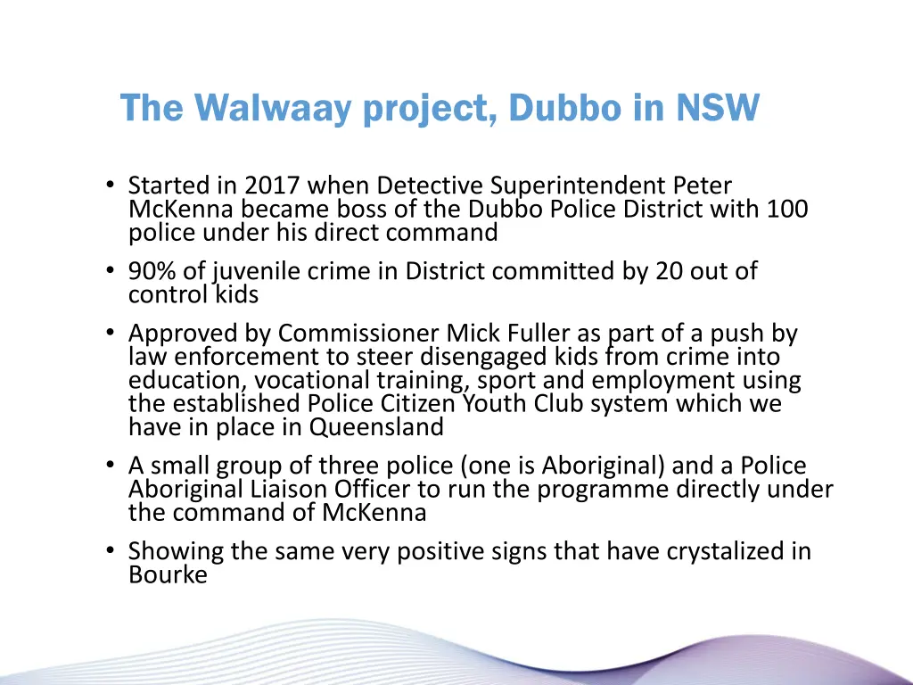 the walwaay project dubbo in nsw