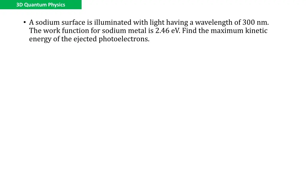3d quantum physics 5