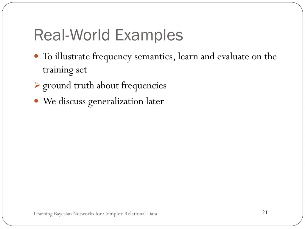 real world examples