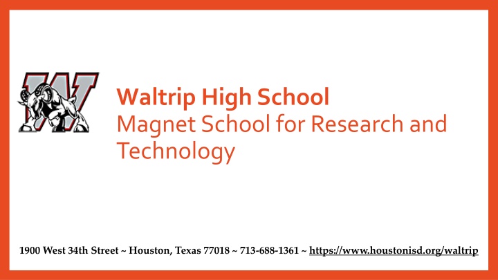 waltrip high school magnet school for research