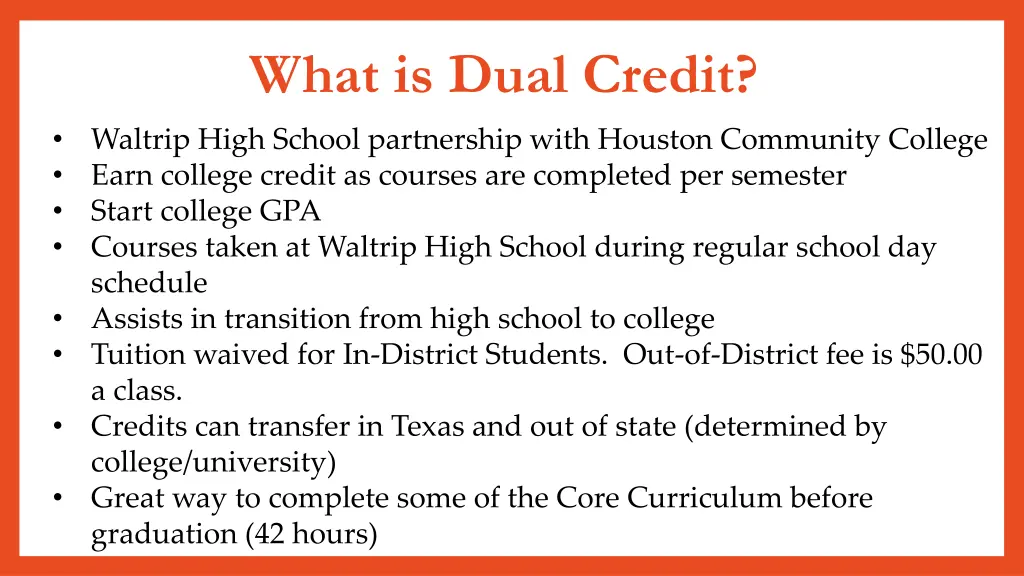 what is dual credit