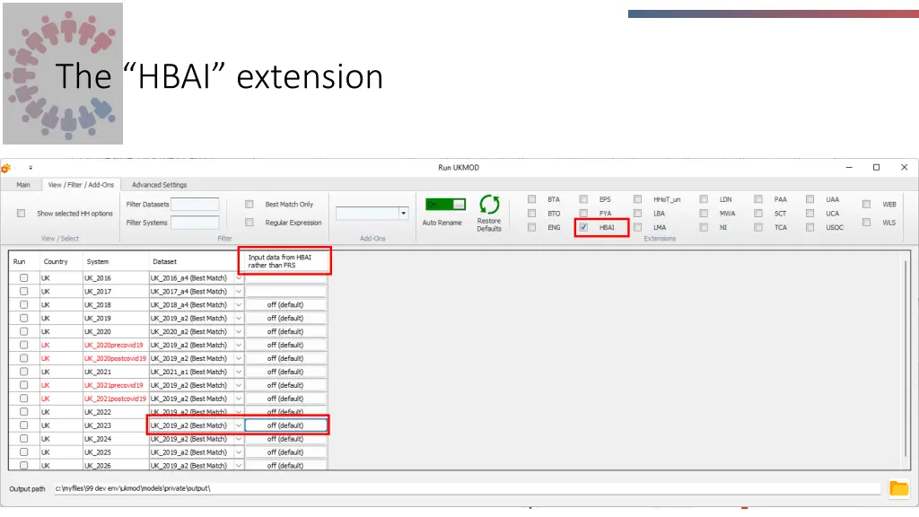the hbai extension 1