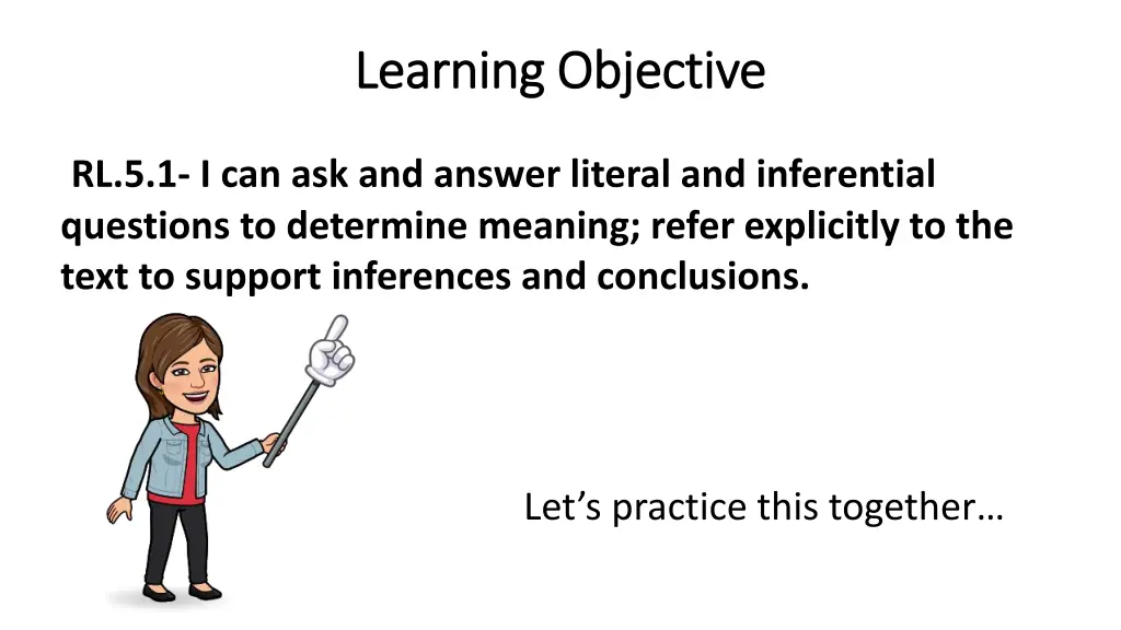 learning objective learning objective 2