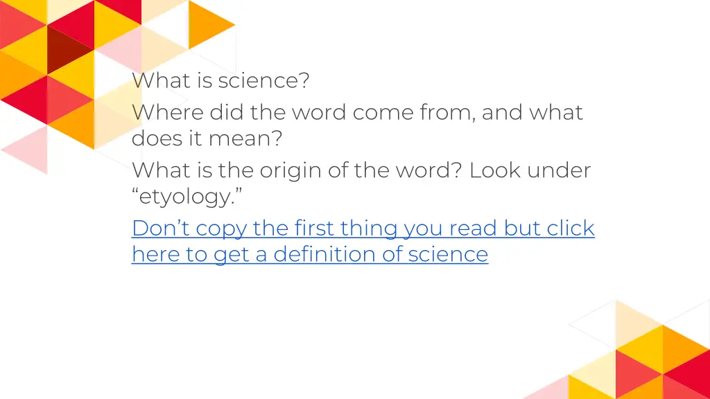 what is science where did the word come from