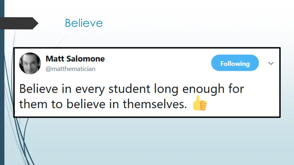 believe