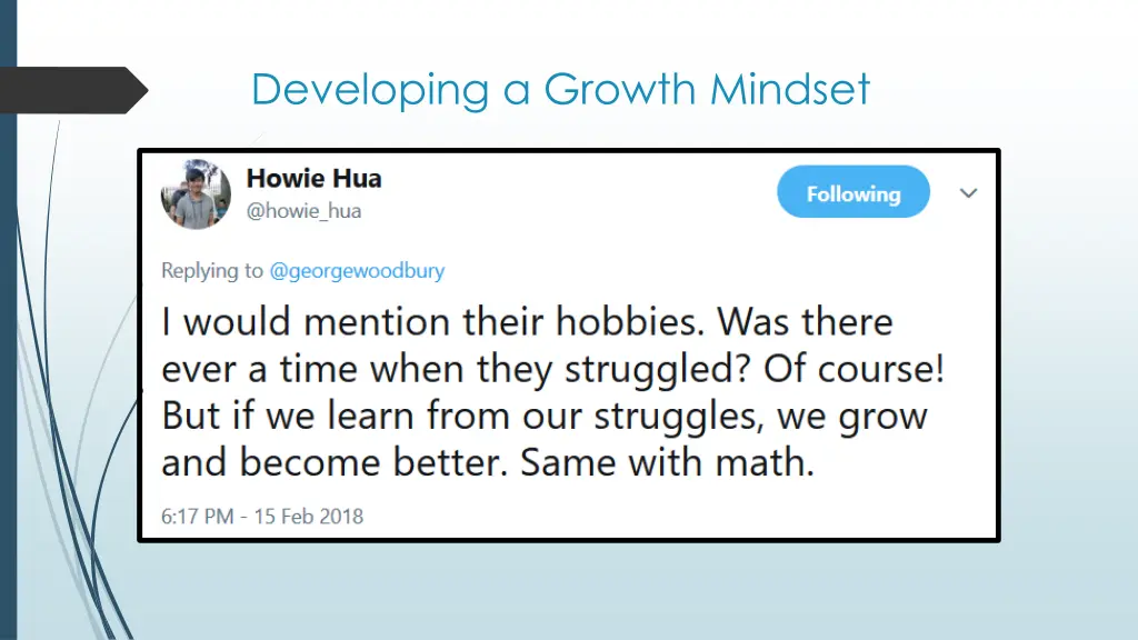 developing a growth mindset