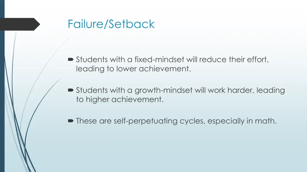 failure setback