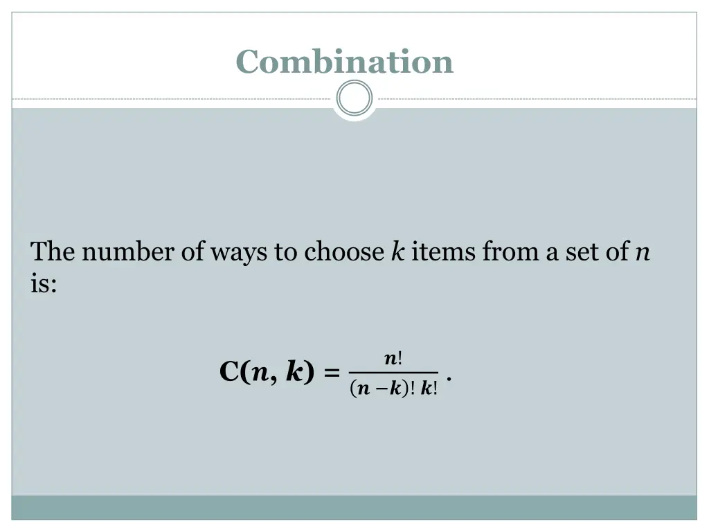 combination