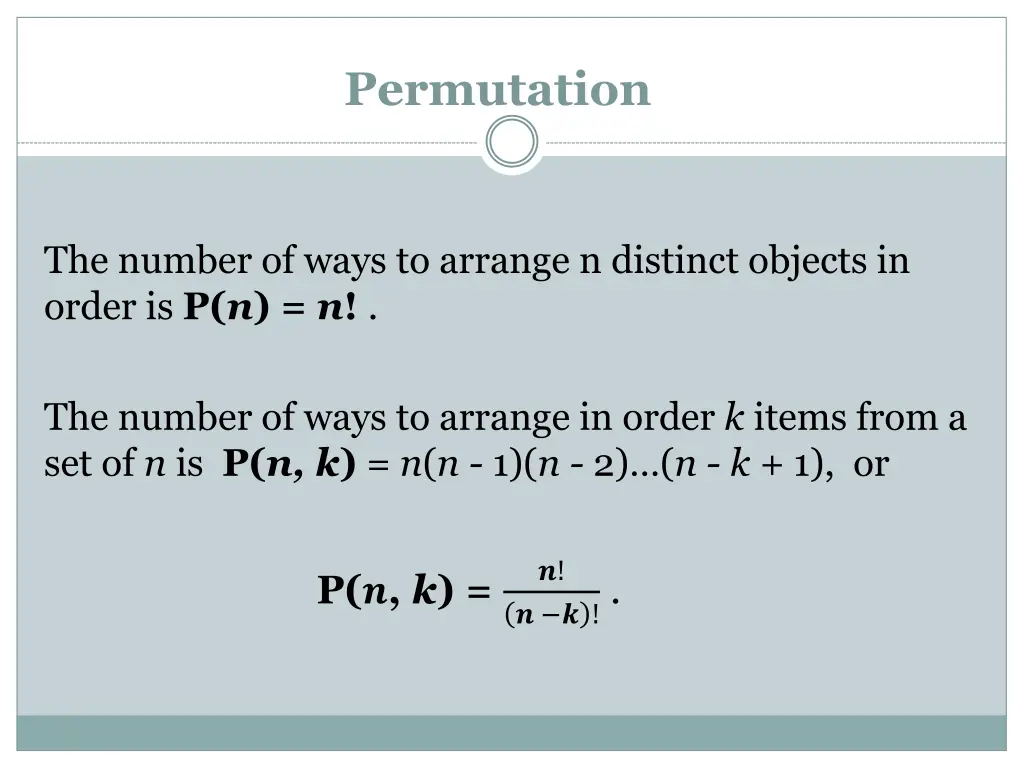 permutation