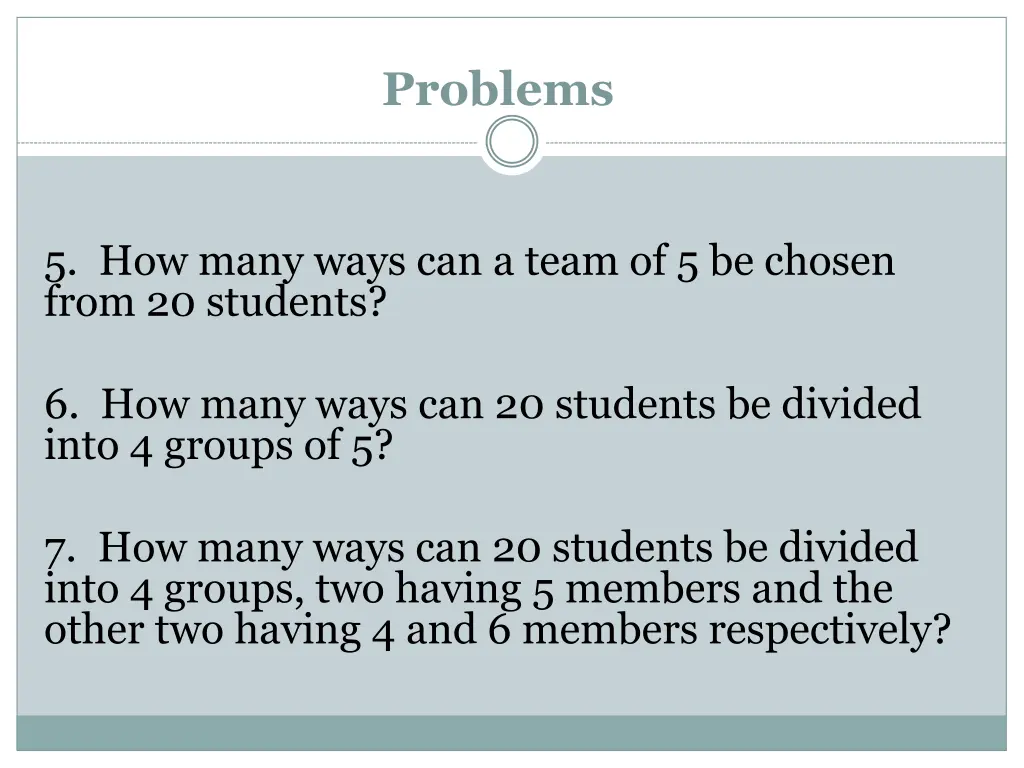 problems 2