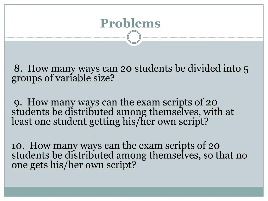 problems 3