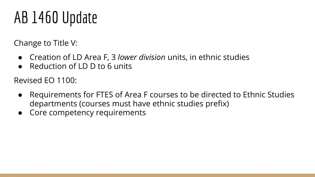 ab 1460 update