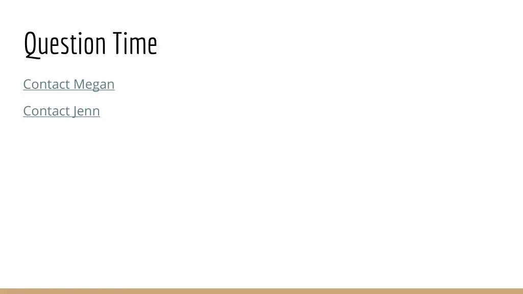 question time