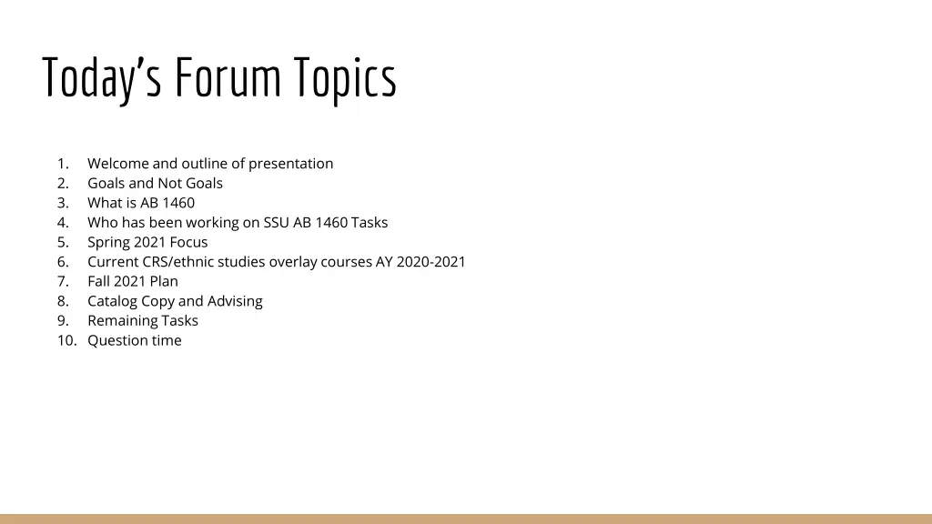 today s forum topics