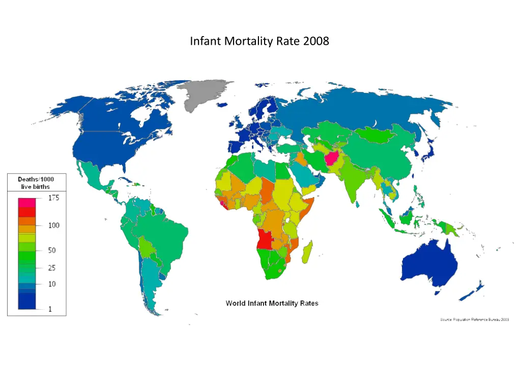 infant mortality rate 2008