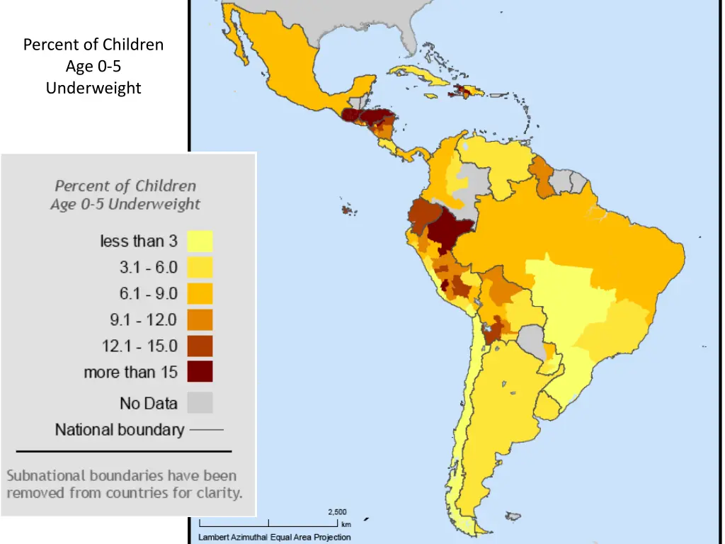 percent of children age 0 5 underweight