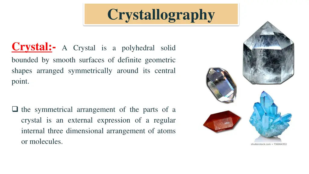 crystallography
