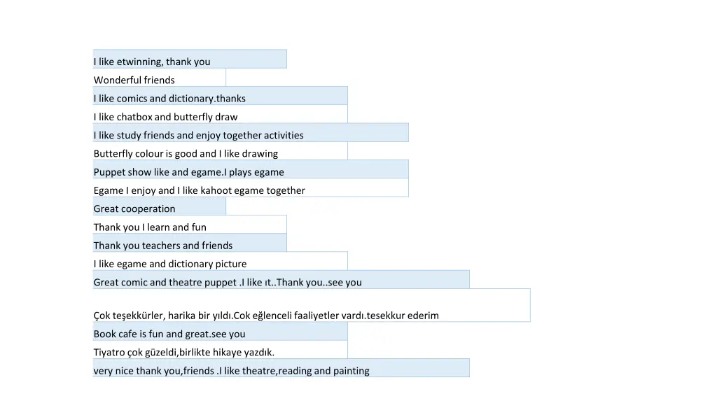 i like etwinning thank you
