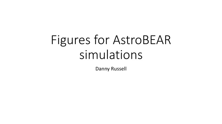 figures for astrobear simulations