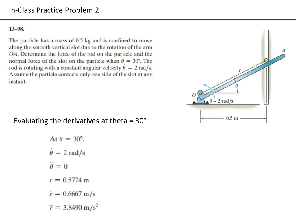 in class practice problem 2 2