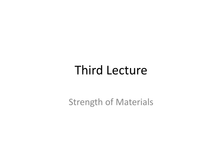 third lecture