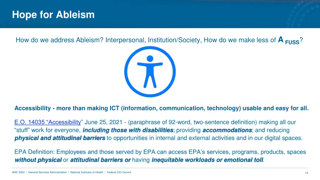 hope for ableism