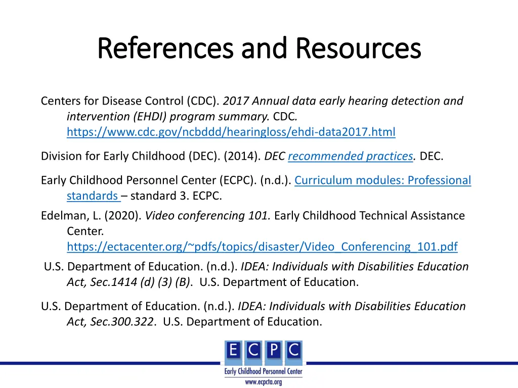 references and resources references and resources
