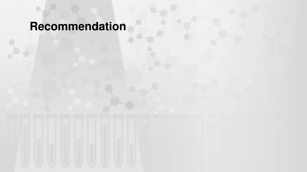 recommendation