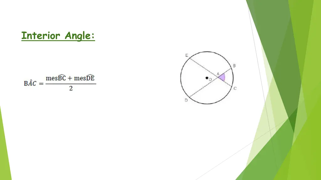 interior angle