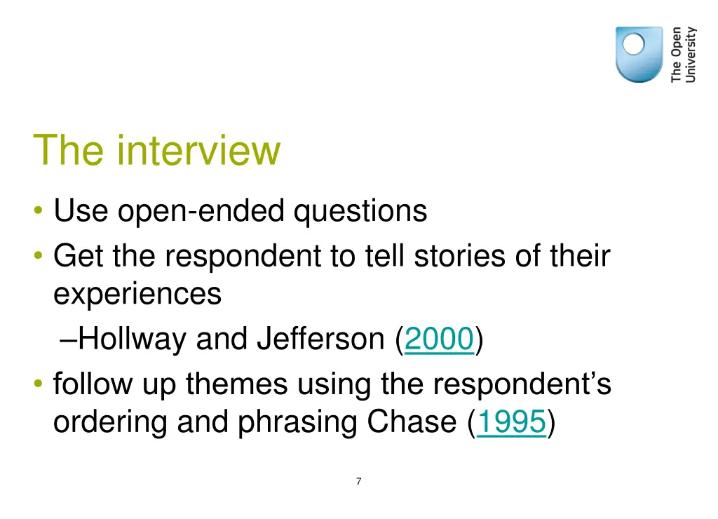 the interview