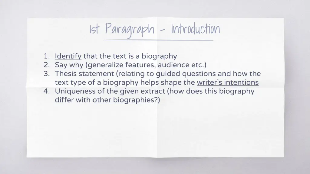 1st paragraph introduction