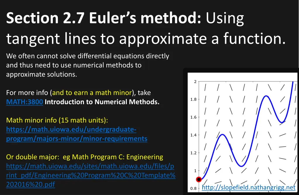 section 2 7 euler s method using tangent lines