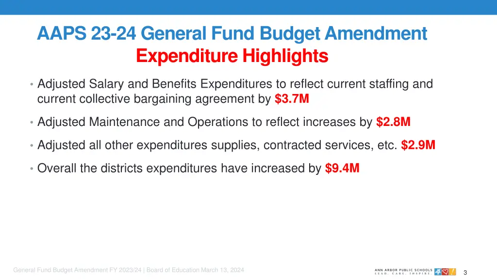 aaps 23 24 general fund budget amendment