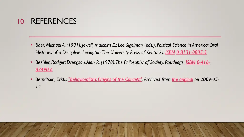 references