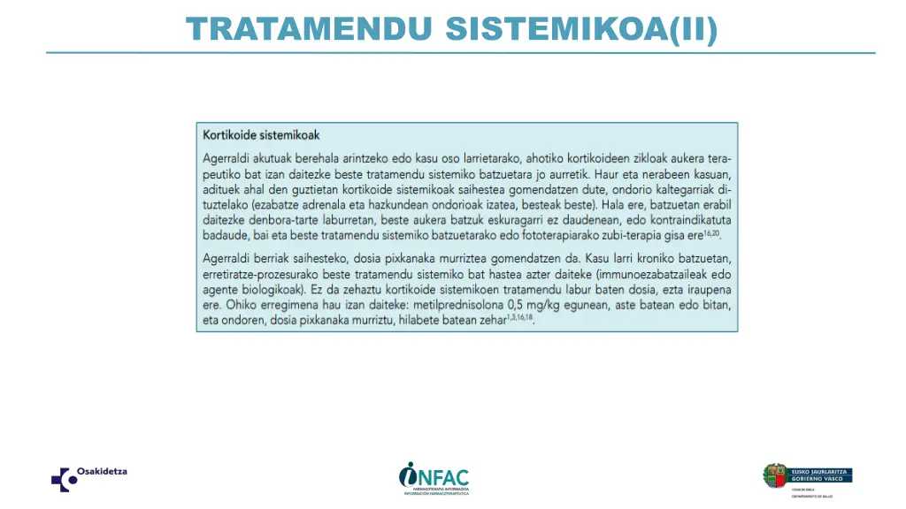 tratamendu sistemikoa ii